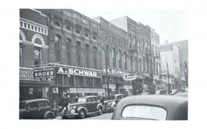 A Schwab the oldest business on Beale Street 1939 Memphis TN  Postcard