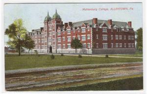 Muhlenburg College Allentown Pennsylvania 1908 postcard