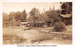 Noelville Ontario Canada Wolseley Lodge Guest Cottages Real Photo PC AA62161