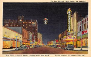 Polk Street Looking North  - Amarillo, Texas TX  