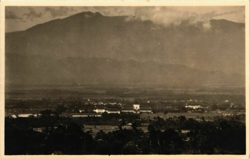 PC CPA JAVA Panorama real photo postcard INDONESIA (a14992)