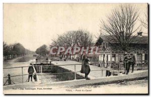 Toul Postcard Old Canal Bridge