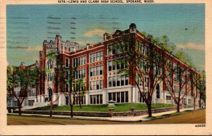 Washimgton Spokane Lewis and Clark High School 1948