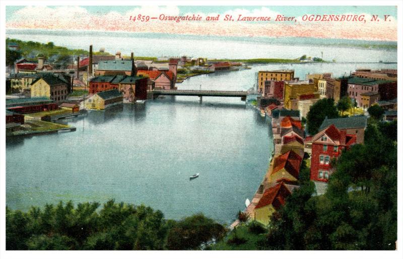 10728  NY Ogdensburg  Owegatchie and St.Lawrence River