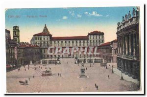 Italy Italia Torino Old Postcard Palazzo Reale