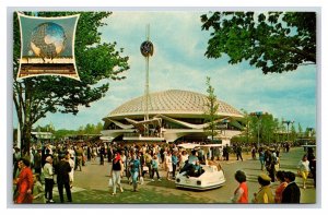 General Electric Pavilion New York Worlds Fair NY UNP Chrome Postcard U10