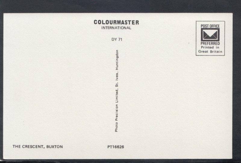 Derbyshire Postcard - The Crescent, Buxton      T7313