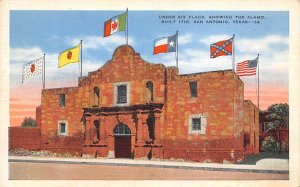 Under Six Flags The Alamo  - San Antonio, Texas TX Postcard