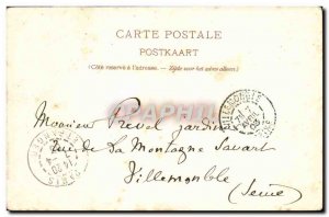 Old Postcard Mons Canal De Conde