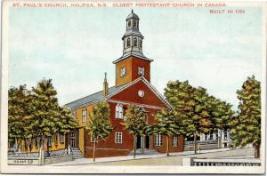 St. Paul's Church in Halifax Nova Scotia - Oldest Protestant Church in Canada