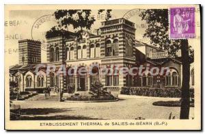 Postcard Old Spa Establishment of Salies de Bearn Basses Pyrenees