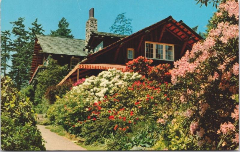 The Pavilion Stanley Park Vancouver BC Unused Vintage Postcard D63