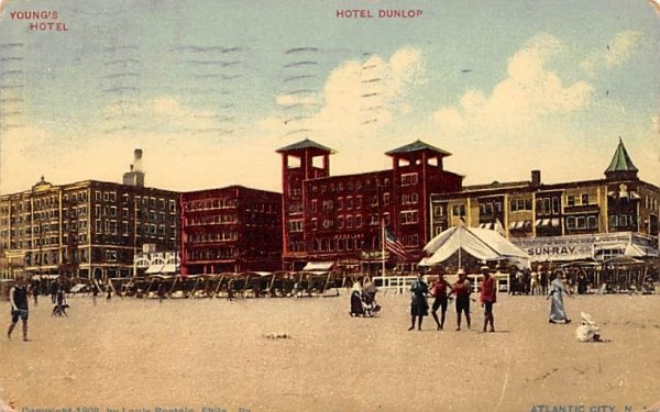 Young's Hotel, Hotel Dunlop in Atlantic City, New Jersey | Europe ...