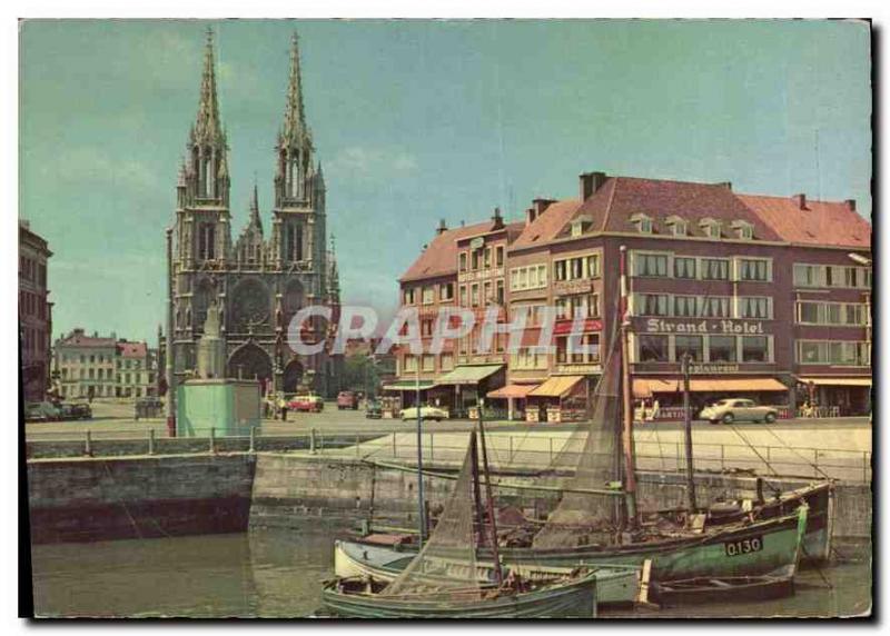 Modern Postcard Ostend Church SS Peter and Paul