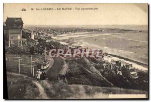 Postcard Old Ste Adresse Le Havre Panoramic view