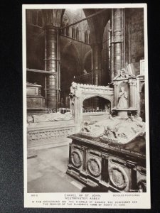 London: Chapel of St. John, Westminster Abbey - Old RP Postcard by J.Beagles