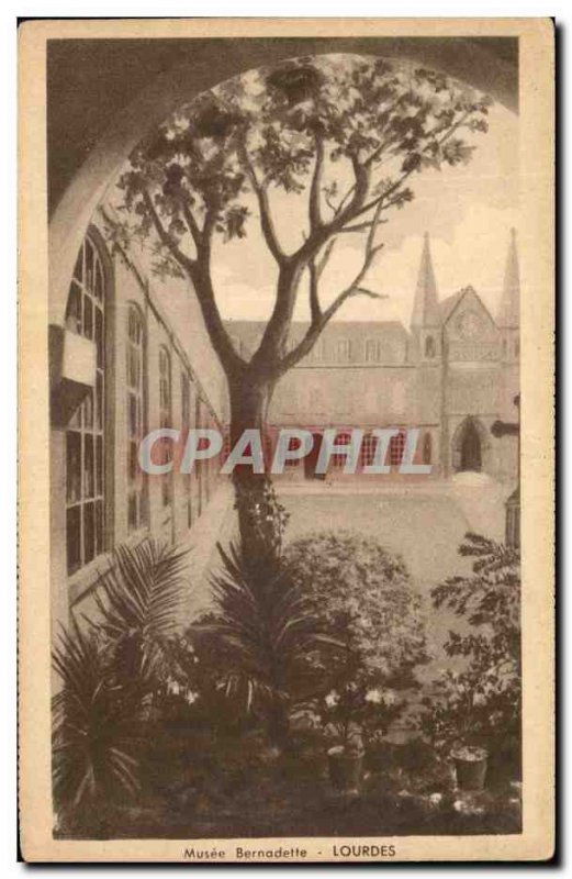 Old Postcard Musee Bernadette Soubirous Lourdes