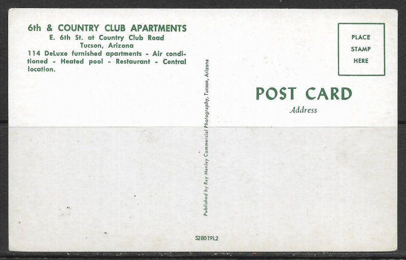 Arizona, Tucson - 6th & Country Club Apartments - [AZ-175]