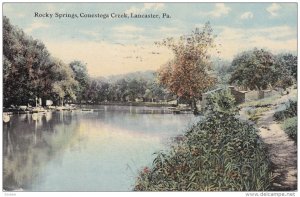 LANCASTER, Pennsylvania, PU-1911; Rocky Springs, Conestoga Creek