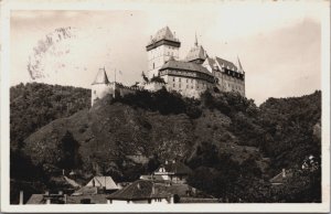 Czech Republic Hrad Karlsteijn, Karlštejn Vintage RPPC C176