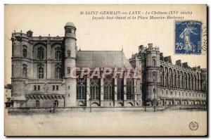 Postcard Old Saint Germain En Laye Le Chateau Facade South West and instead M...