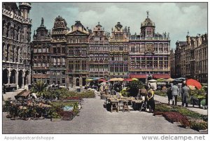 Belgium Brussels Grand'Place 1956 Photo