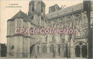 Old Postcard Bourges La Cathedrale Cote Sud