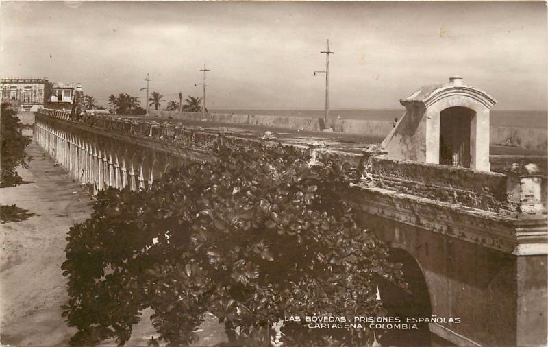 Las Bovidas, Prisionas (Prisons) Espanolas. Cartagena Columbia Photo Postcard