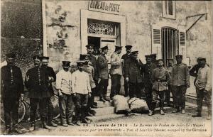 CPA Guerre de 1914 - Le Bureau de Postes de Jouville (Meuse) oceupé... (178684)