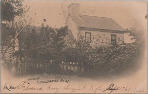 Postcard Home T Buchanan Read Downingtown Chester County PA