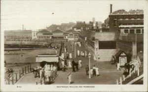 Westbrook Pavilion & Promenade c1920s Real Photo Postcard - UK