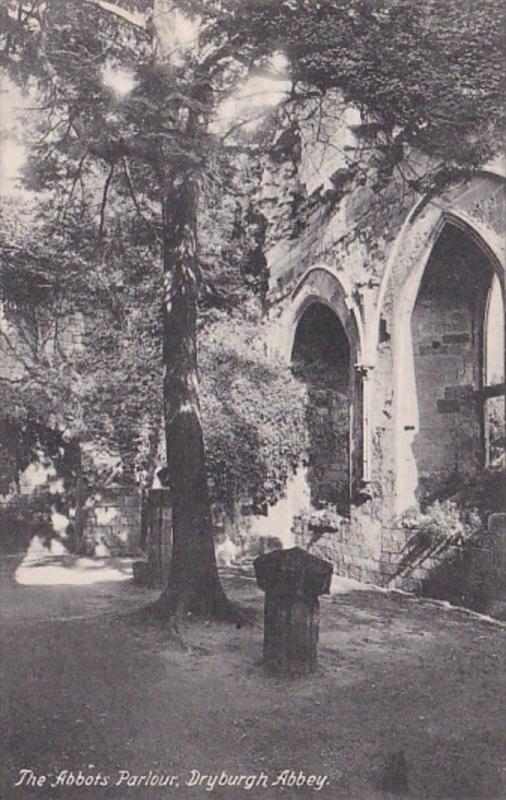 Scotland Dryburgh Abbey The Abbots Parlour