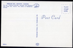 Ontario Aerial TERRACE BAY between the Lakehead and Sault Ste. Marie1950-1970s