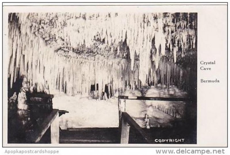 Bermuda Crystal Cave Real Photo RPPC