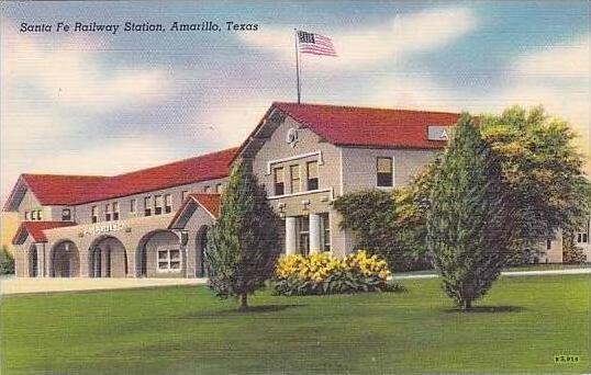 Texas Amarillo Santa Fe Railway Station