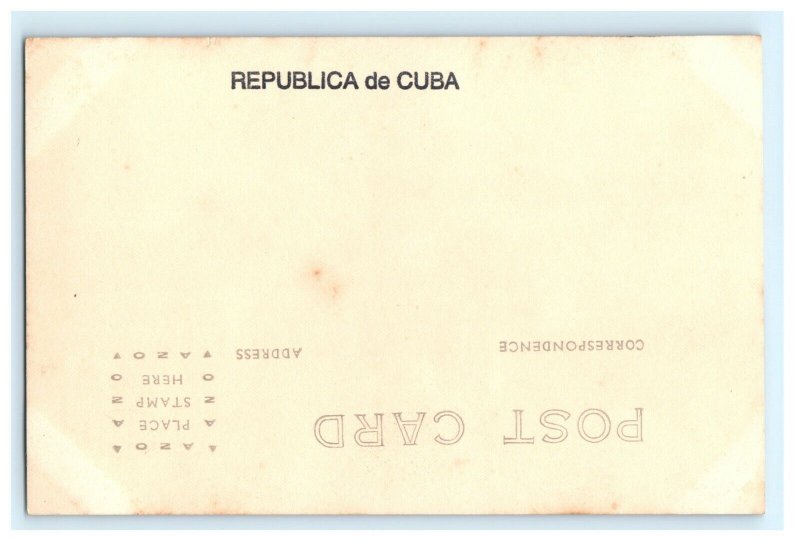 Early Glorieta Y Park Central Cienfuegos Cuba Real Photo RPPC Postcard (C9)