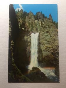 Vintage Color Yellowstone national park Tower Water Fall  Postcard