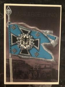 Mint Germany Patriotic Postcard Fahrabteilung Wehrmacht