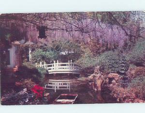 Unused Pre-1980 GARDEN SCENE Weatherford Texas TX F0237