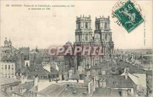 Postcard Old Rennes started the Cathedral of Tours in 1541 and completed in 1703