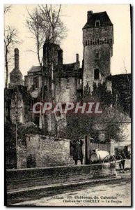 Old Postcard Chateau du Calvados Chateau strong Creully Le Donjon Character c...