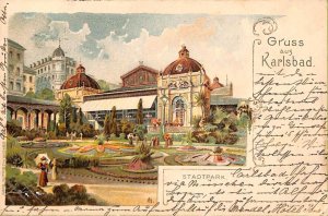 ac1302 - Czechoslovakia - Postcards POSTCARD - Greetings from Carlsbad - 1900's-