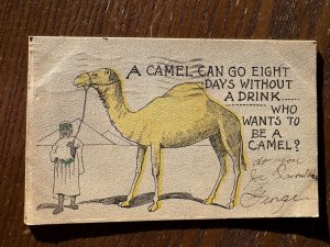 Early 1900’s Antique Alcohol Cautionary Prohibition Era Postcard Humor