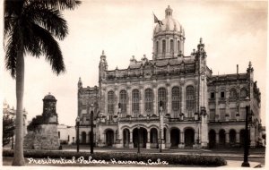 RPPC - Havana, Cuba - Showing the Presidential Palace - c1940