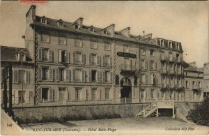 CPA LUC-sur-MER - Hotel Belle-Plage (140456)