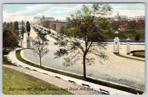 1909 MT ROYAL AVE FROM DRUID HILL PARK BALTIMORE MD*TO MEARSVILLE VA ETHEL BYRD