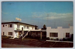 El Mar Apartments Motel, Madeira Beach, St Petersburg Florida, 1972 Postcard