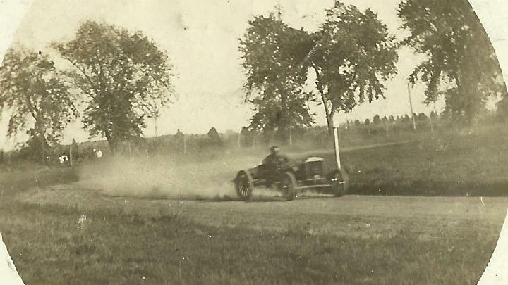 Saint Ansgar IOWA RP 1910 AUTOMOBILE RACE Car Racing nr Osage Mitchell St.