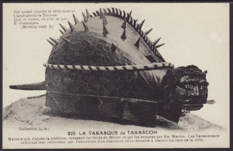 La Tarasque De Tarascon Postcard