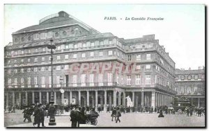 Old Postcard Paris La Comedie Francaise